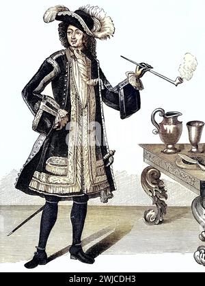 Jean Bart, eigentlich Jan Baert geb. 21. Oktober 1650 à Dunkerque Gest. 27. Avril 1702 ebenda War ein Freibeuter aus Dünkirchen in Französisch-Flande Banque D'Images