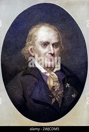 William Bartram geb. 20. Avril 1739 à Kingsessing Gest. 22. Juli 1823 ebenda War ein britischer bzw. Nordamerikanischer, US-amerikanischer Naturforsc Banque D'Images