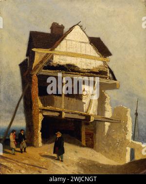 Maison en ruine. John Sell Cotman. Entre 1807 et 1810. Banque D'Images