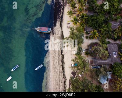 Plage sur Madagascar Banque D'Images