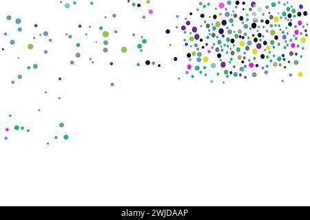 Conception de motif vectoriel de forme de sphères bleu clair pour affiches, bannières, abstrait décoratif flou avec des bulles. Illustration de Vecteur