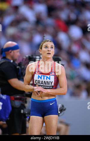 Elise CRANNY participe au 5000 mètres aux Championnats du monde d'athlétisme de Budapest 2023. Banque D'Images