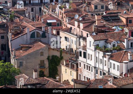 Le Castello sestiere dans le centre historique de Venise, Vénétie, Italie, vu du Campanile di San Marco (Campanile de Saint Marc) © Wojciech Strozyk / Alamy Stock Banque D'Images