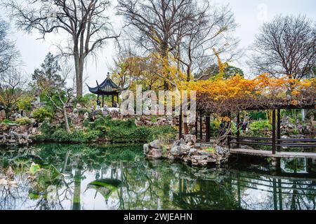 Jardin persistant, Suzhou Banque D'Images