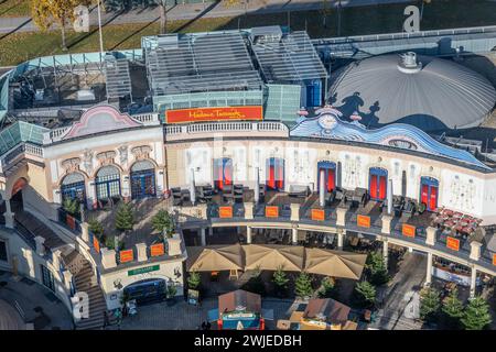 VIENNE, AUTRICHE - 21 novembre 2023 : vue de l'attraction Madame Tussauds à Vienne Autriche Banque D'Images