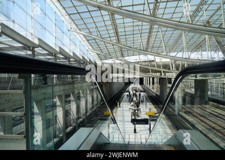 Roissy-en-France (région parisienne, France), 2023/06/07 : Gare Aéroport Charles de Gaulle à Paris Charles de Gaulle Banque D'Images