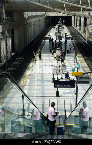 Roissy-en-France (région parisienne, France), 2023/06/07 : Gare Aéroport Charles de Gaulle à Paris Charles de Gaulle Banque D'Images