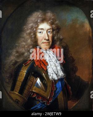 Roi Jacques II d'Angleterre et VII d'Écosse (1633-1701), règne de 1685 à 1688, portrait peint à l'huile sur toile par Nicolas de Largillière, vers 1686 Banque D'Images