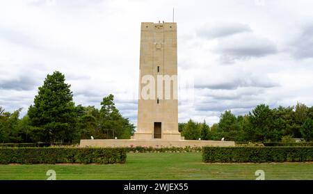 Sommepy-Tahure (Nord-est de la France) : le Mémorial américain de Blanc-Mont, lieu de mémoire de la première Guerre mondiale (1ère Guerre mondiale) Banque D'Images