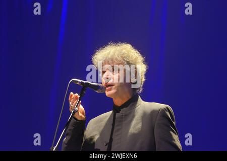 52e Festival Interceltique de Lorient (Bretagne nord-ouest de la France) : Denez Prigent en concert le 10 août 2023 Banque D'Images