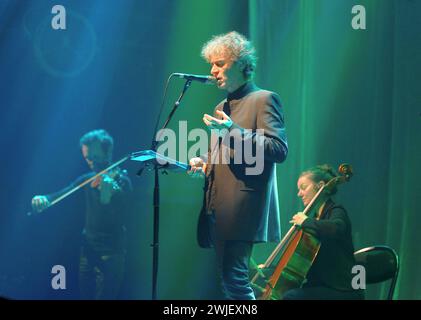 52e Festival Interceltique de Lorient (Bretagne nord-ouest de la France) : Denez Prigent en concert le 10 août 2023 Banque D'Images