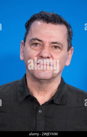 Berlin, Allemagne. 15 février 2024. Christian Petzold, membre du jury international de la Berlinale 2024, est présent au photocall du jury international de la Berlinale 2024 le 15 février 2024 à Berlin, Allemagne. Photo par Aurore Marechal/ABACAPRESS.COM crédit : Abaca Press/Alamy Live News Banque D'Images