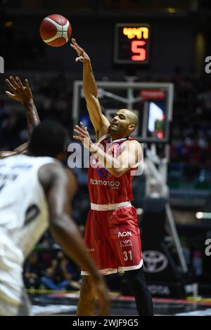 Shavon Shields (EA7 Emporio Armani Milan) joue pendant le match entre EA7 Emporio Armani Milano et Dolomiti Energia Trentino - Frecciarossa fin Banque D'Images