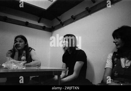 Philippe gras / le Pictorium - Pink Floyd - 15/12/2016 - France / Auvergne-Rhône-Alpes / Lyon - Pink Floyd en coulisses avant leur concert à Lyon, le 12 juin 1971 Banque D'Images