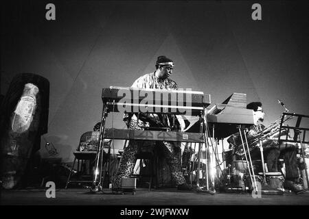 ©Philippe gras / le Pictorium/MAXPPP - Saint-Paul de Vence 29/05/2011 Philippe gras / le Pictorium - 29/05/2011 - France / Alpes-Maritimes / Saint-Paul de Vence - concert de Sun Ra Arkestra a la Fondation Maeght, Saint Paul de Vence, 1970 - No va, No valeurs actuelles, No JDD, JDD Out, non Russie, Russia Out / 29/05/2011 - France / Alpes Maritimes / Saint Paul de Vence - Sun Ra Arkestra concert à la Fondation Maeght, Saint Paul de Vence, 1970 Banque D'Images