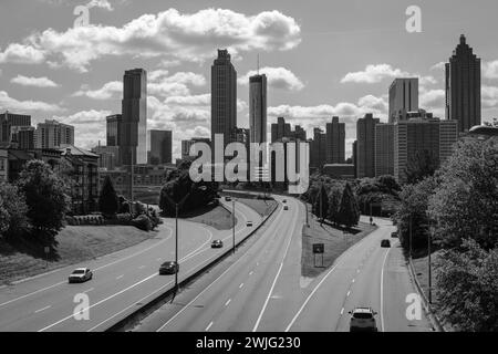 Atlanta, GA, USA : 29 mai 2023- vue panoramique sur Atlanta Skyline Banque D'Images