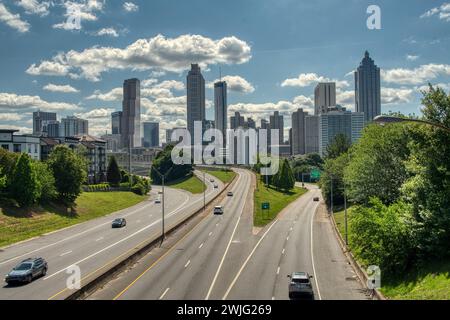 Atlanta, GA, USA : 29 mai 2023- vue panoramique sur Atlanta Skyline Banque D'Images