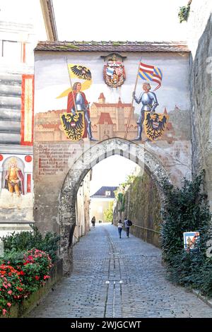 Lower Burgtor à Steyr, haute-Autriche, Autriche Banque D'Images