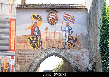 Lower Burgtor à Steyr, haute-Autriche, Autriche Banque D'Images