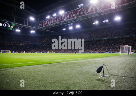 Amsterdam, pays-Bas. 15 février 2024. AMSTERDAM, 15-02-2024, JohanCruyff Stadium, Europa Conference League saison 2023/2024. Match entre Ajax et FK Bodo/Glimt. Aperçu pendant le match crédit : Pro Shots/Alamy Live News Banque D'Images