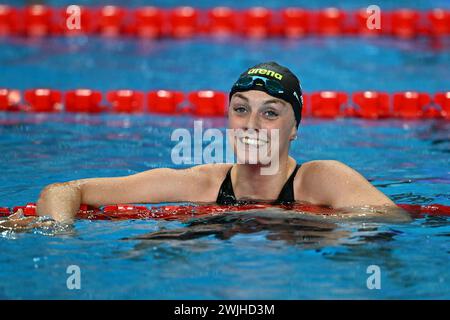 Doha, Qat. 15 février 2024. Marrit Steenbergen du Nederland aux Championnats du monde de natation Doha 2024 - sport- natation -Doha (Qatar) 15 février 2024 (photo de Gian Mattia D'Alberto/LaPresse) crédit : LaPresse/Alamy Live News Banque D'Images