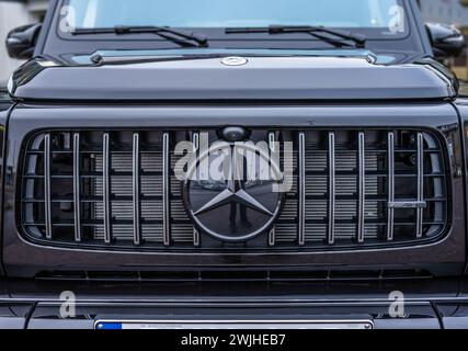 Gothenburg, Suède - janvier 27 2024 : devant une Mercedes Benz AMG Geländewagen Banque D'Images