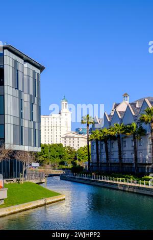 Battery Park et Victoria Alfred Waterfront, Cape Town, Cape Town, Western Cape, Afrique du Sud Banque D'Images