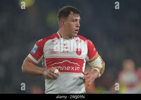 JAI Whitbread de Hull KR lors du match de Betfred Super League Hull FC vs Hull KR au MKM Stadium, Hull, Royaume-Uni, le 15 février 2024 (photo de Craig Cresswell/News images) Banque D'Images