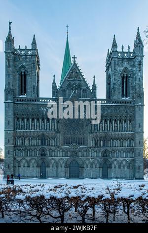 La Cathédrale de Nidaros, à Trondheim, Norvège Banque D'Images