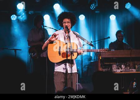 Copenhague, Danemark. 15 février 2024. La chanteuse, compositrice et musicienne norvégienne Beharie donne un concert à VEGA à Copenhague. (Crédit photo : Gonzales photo/Alamy Live News Banque D'Images