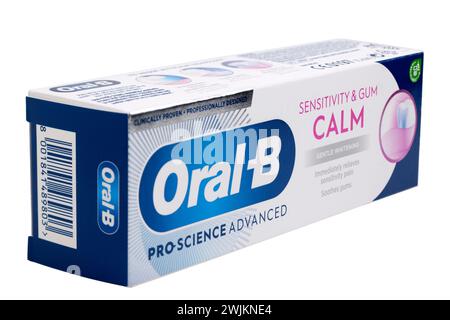 Oral B sensibilité & Gum Calm dentifrice original 75ml sur a Banque D'Images