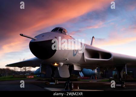 Avro Vulcan, B2, XM603, Avro Heritage Museum, Woodford, Stockport, Manchester, Angleterre, Royaume-Uni, Banque D'Images