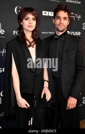 Luise Befort und Maximilian Befort BEI der Berlin soirée d'ouverture par Gala, UFA und RTL Deutschland im Rahmen der Berlinale 2024 / 74. Internationale Filmfestspiele Berlin im Hotel SO / Berlin Das Stue. Berlin, 15.02.2024 *** Luise Befort et Maximilian Befort à la soirée d'ouverture de Berlin par Gala, UFA et RTL Allemagne dans le cadre du Festival international du film de Berlin Berlinale 2024 74 à l'Hôtel SO Berlin Das Stue Berlin, 15 02 2024 Foto:Xn.xKubelkax/xFuturexImagex Opening night 4272 Banque D'Images