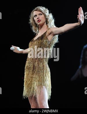 COLUMBUS, OH , FL - 7 juin : Taylor Swift effectue au Nationwide Arena, le 7 juin 2011 à Columbus, Ohio : Taylor Swift Banque D'Images