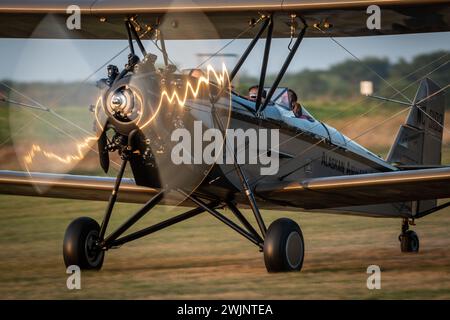 Nouvelle norme d-25 chez Brodhead Pietenpol Fly In Banque D'Images