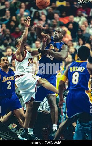 Shaquille O'Neal, LA Lakers, 2000 Banque D'Images