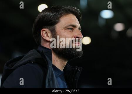 Russell Martin entraîneur de Southampton lors du Sky Bet Championship match West Bromwich Albion vs Southampton aux Hawthorns, West Bromwich, Royaume-Uni, 16 février 2024 (photo par Gareth Evans/News images) Banque D'Images