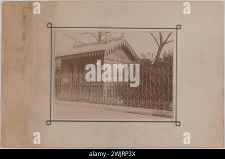 Anonyme. Square du Temple / Chambre des égouts du 3e arr / 28 Oct 1897. Chambre des égouts du 3ème arrondissement, Square du Temple, 3ème arrondissement, Paris. Tirage de papier albumine. en 1897-10-28-1897-10-28. Paris, musée Carnavalet. 123822-12 Banque D'Images