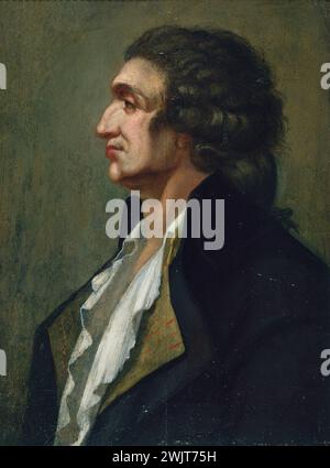 Marie Jean Antoine Nicolas de Caritat, marquis de Condorcet (1743-1794), philosophe, mathématicien et homme politique. 27105-11 Français, homme politique, marquis, mathématicien, philosophe, profil, portrait, révolution française Banque D'Images