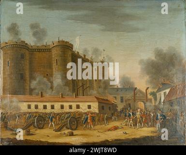 Prise de la Bastille : arrestation de Monsieur de Launay, 14 juillet 1789. Paris, musée Carnavalet. 27022-19 arrestation, arrondissement IV, arrondissement XI, arrondissement XII, Bastille, français, Gouverneur, 4ème 4ème 4, marquis, prison, révolution française, XIEM 11ème 11, 12ème 12ème 12ème 12ème 12ème 12ème 12ème 12ème 12ème 12ème 12ème 12ème 12ème 12 Banque D'Images