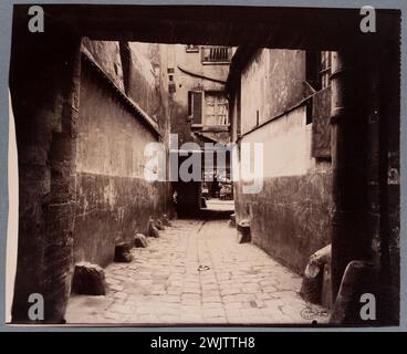 Atget, Eugène (Jean Eugène Auguste Atget, dit) (n.1857-02-12-D.1927-08-04), rue Broca, 5ème arrondissement, Paris. (Titre factice), 1912. Dessiner sur papier albumine. Musée Carnavalet, histoire de Paris. Paris, atget Banque D'Images