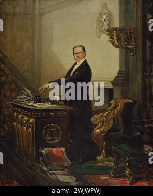 Joseph court. André Marie Jean Jacques Dupin (1783-1865), président de l'Assemblée législative en 1850. Huile sur toile. Paris, Musée Carnavalet. 27095-15 Assemblée législative, croquis, français, politicien, justice, magistrat, président, portrait, cour, huile sur toile Banque D'Images