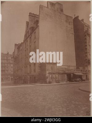 Atget, Eugène (Jean Eugène Auguste Atget, dit) (N.1857-02-12-D.1927-08-04), Collège de Presles, 5 rue Jean-de-Beauvais, 5e arrondissement, Paris. (Titre fidèle), 1885. Dessiner sur papier albumine. Musée Carnavalet, histoire de Paris. Banque D'Images