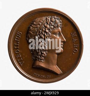 Jacques-Edouard Gatteaux (1788-1881) Capitulation de Mantoue, 30 janvier 1797. Cuivre, 1807. Paris, Musée Carnavalet. Médaille, numismatique Banque D'Images
