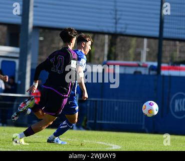 KSC-U19 assiegt FC Bayern München, Karlsruher SC A-Junioren, FCB, Karlsruhe Banque D'Images