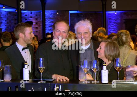 Herberd Knaup und Udo Wachtveitl BEI der ARD Blue Hour 2024 im Rahmen der Berlinale 2024 im Hotel Telegraphenamt. Berlin, 16.02.2024 *** Herberd Knaup et Udo Wachtveitl à l'ARD Blue Hour 2024 dans le cadre de la Berlinale 2024 à l'Hotel Telegraphenamt Berlin, 16 02 2024 Foto:XF.xKernx/xFuturexImagex Blue hour 4231 Banque D'Images