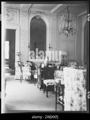 Hôtel d'Abrantes : intérieur du salon '. Photographie anonyme. Négatif sur support souple, film gélatino-argentique sur diacétate. 1962. Paris, musée Carnavalet. 100509-24 Hôtel d'Brantes Banque D'Images