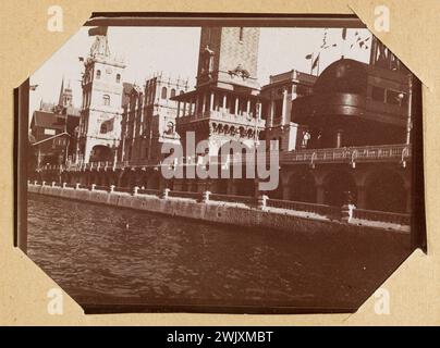 Anonyme. Album de l'exposition universelle de 1900. Monaco. 1900. Musée des Beaux-Arts de la ville de Paris, petit Palais. Année 1900, belle Epoque, exposition universelle 1900 Banque D'Images