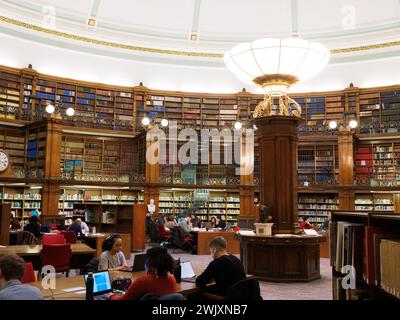 Salle de lecture Picton, bibliothèque centrale de Liverpool Banque D'Images