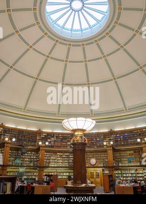 Salle de lecture Picton, bibliothèque centrale de Liverpool Banque D'Images